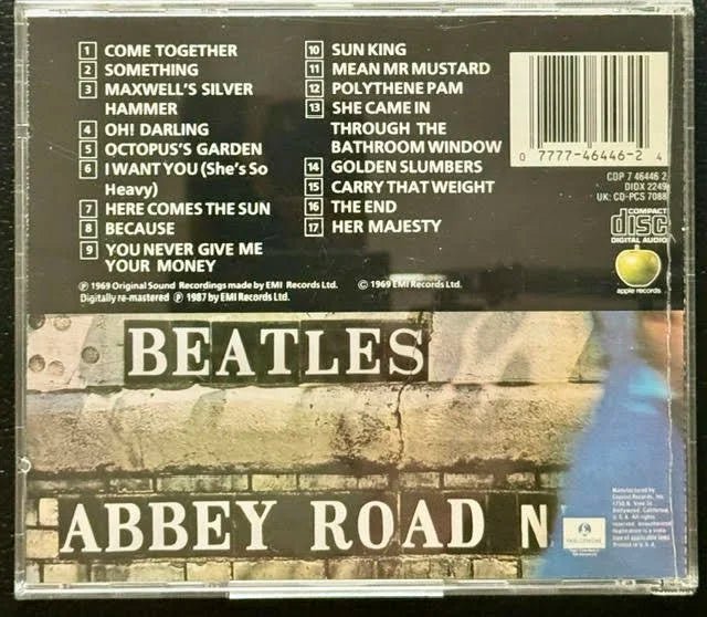 The Beatles – Abbey Road (CD, Reissue, Remastered, Parlophone CDP 7 46446 2, Cinram Richmond) - Maple City Music