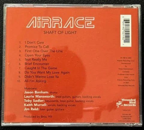 Airrace – Shaft Of Light (CD, Album, Reissue, 2003, Wounded Bird Records WOU 219) - Maple City Music
