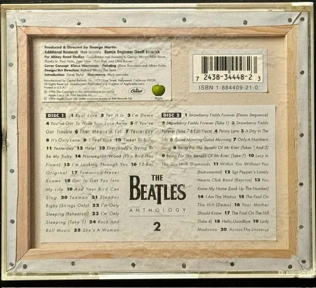 The Beatles – Anthology 2 (2xCD, 1996, Capitol/Apple CDP 7243 8 34448 2 3) - Maple City Music