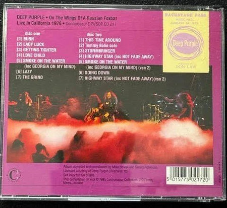 Deep Purple – On The Wings Of A Russian Foxbat • Live In California Long Beach Arena 1976 (Used) - Maple City Music