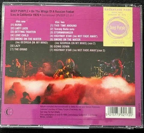 Deep Purple – On The Wings Of A Russian Foxbat • Live In California Long Beach Arena 1976 (Used) - Maple City Music
