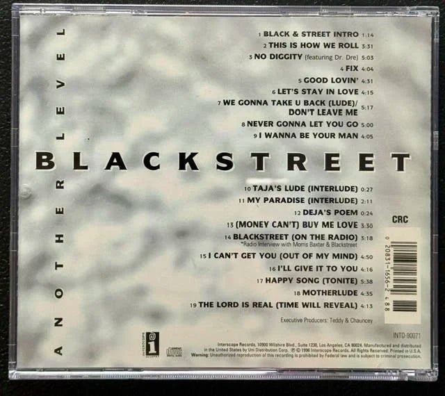 Blackstreet – Another Level (CD, Album, Club Edition, 1996, Interscope INTD-90071) - Maple City Music
