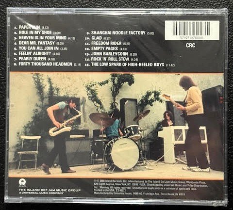 Traffic – Feelin' Alright: The Very Best Of Traffic (CD, 2000, Island Records I2 42272) - Maple City Music