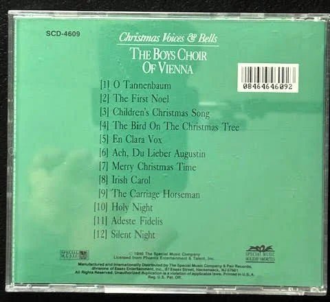 The Boys Choir Of Vienna – Christmas Voices & Bells (Used) - Maple City Music