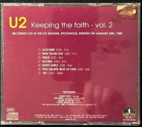 U2 – Keeping The Faith - Vol. 2 (Used) - Maple City Music