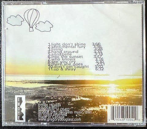 Gregory Douglass – Up & Away (CD, 2006, Emote Records EMGD-006) - Maple City Music