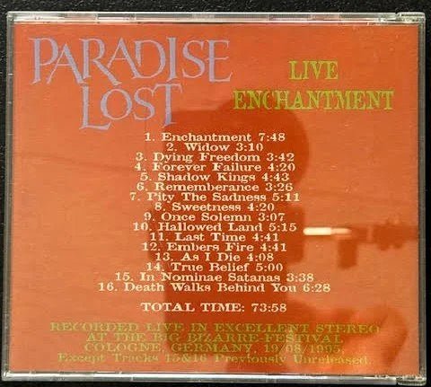 Paradise Lost – Live Enchantment (Used) - Maple City Music