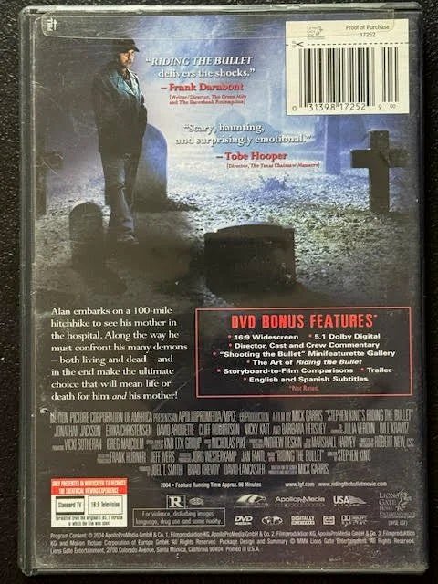 Riding the Bullet — Full-Length Theatrical Version (Used) - Maple City Music