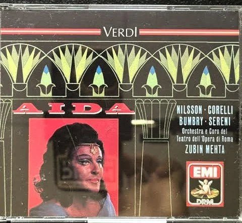 Giuseppe Verdi – Aida (2CD, 1989, EMI DRM D 201455) - Maple City Music