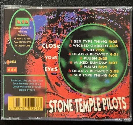 Stone Temple Pilots – Close Your Eyes (Used) - Maple City Music