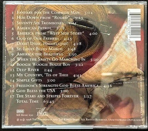 Tim Zimmerman And The King's Brass – Americana (Used) - Maple City Music
