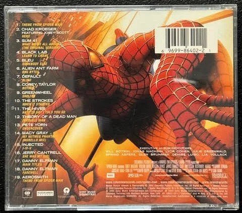 Various – Spider-Man (Music From And Inspired By) (CD, 2002, Columbia CK 86402) - Maple City Music