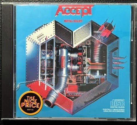 Accept – Metal Heart (CD, Album, Repress, Portrait RK 39974) - Maple City Music