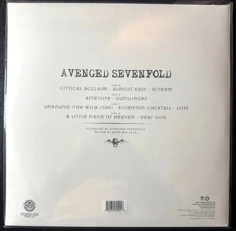 Avenged Sevenfold – Avenged Sevenfold (2xLP, Transparent Red Vinyl, Reissue, 2023, Hopeless Records / Warner Bros. HR696-1) - Maple City Music