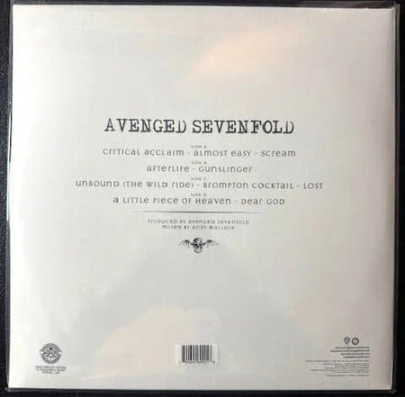 Avenged Sevenfold – Avenged Sevenfold (2xLP, Transparent Red Vinyl, Reissue, 2023, Hopeless Records / Warner Bros. HR696-1) - Maple City Music