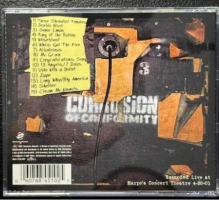 Corrosion Of Conformity – Live Volume (CD, 2001, Sanctuary 06076 84510-2) - Maple City Music