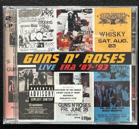 Guns N' Roses – Live Era '87-'93 (2xCD, 1999, Geffen Records 0694905142) - Maple City Music
