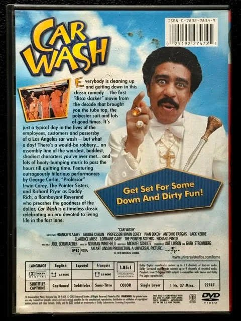 Car Wash (DVD, Widescreen Edition, 1976, Universal Pictures) - Maple City Music