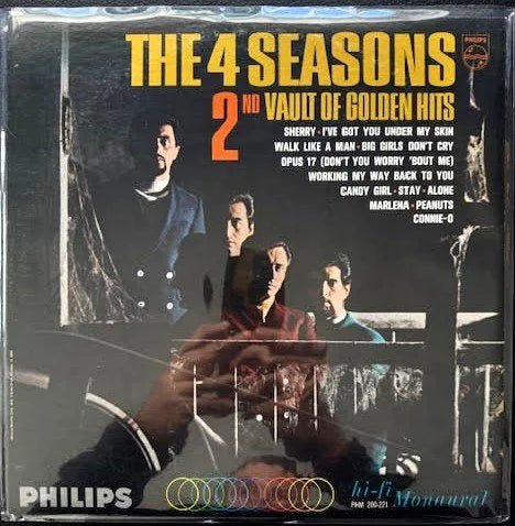 The 4 Seasons – 2nd Vault Of Golden Hits (LP, Compilation, Mono, Mercury Pressing, 1966, Philips PHM 200-221) - Maple City Music