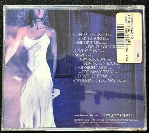 David Coverdale – Into The Light (CD, 2000, Dragonshead D001) - Maple City Music