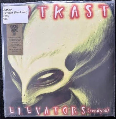OutKast – Elevators (Me & You) (10", Record Store Day, Limited Edition, Green Glow-In-The-Dark, 2016, Legacy 88875195521) - Maple City Music