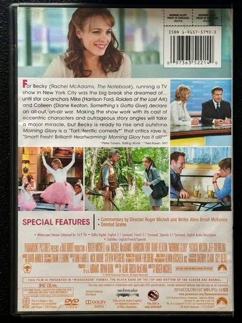 Morning Glory (DVD, 2010, Paramount Pictures) - Maple City Music