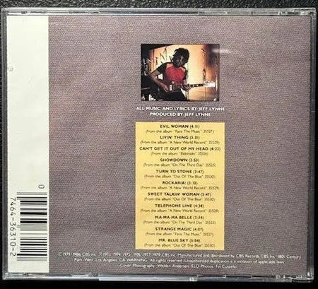 Electric Light Orchestra – ELO's Greatest Hits (CD, Compilation, Reissue, Remastered, Jet Records ZK 36310) - Maple City Music