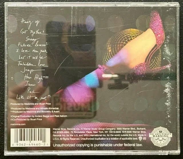 Madonna – Confessions On A Dance Floor (CD, 2005, Warner Bros. 49460-2) - Maple City Music