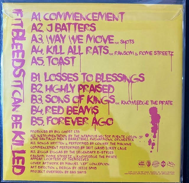 Conway the Machine x Big Ghost Ltd – If It Bleeds It Can Be Killed (LP, 2025, de Rap Winkel Records) - Maple City Music