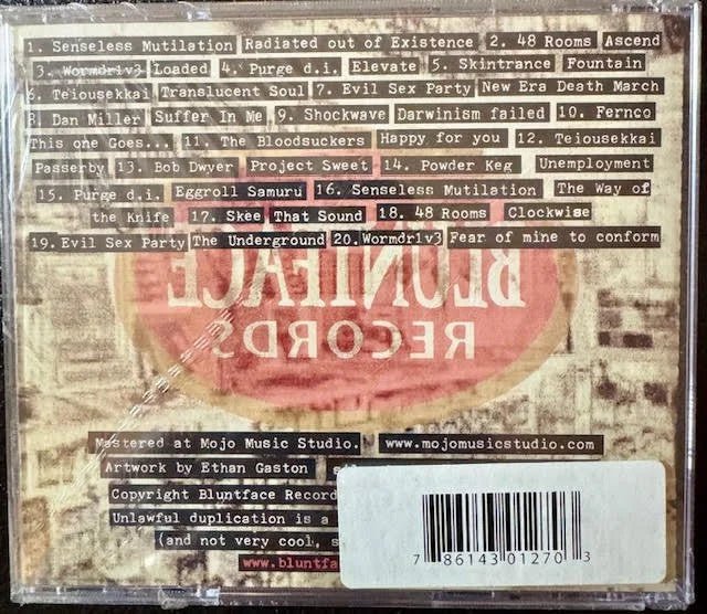 Bluntface Records – The First Compilation (CD, Compilation, Early 2000s, Bluntface Records) - Maple City Music
