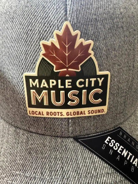 Maple City Music Branded Bills Curved Trucker Hat - Cream - Maple City Music