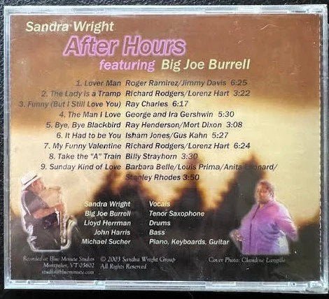 Sandra Wright – After Hours (feat. Big Joe Burrell) (New) - Maple City Music