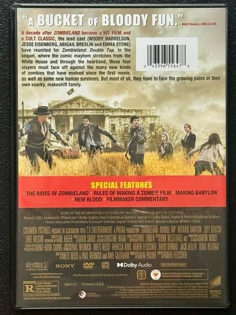Zombieland: Double Tap (DVD, 2019, Columbia Pictures / Sony Pictures) - Maple City Music