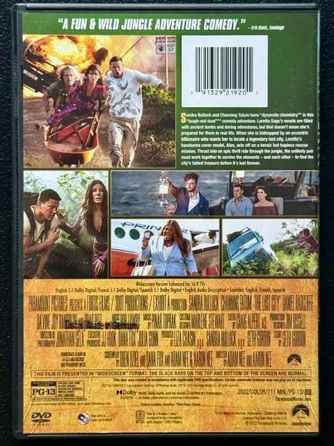 The Lost City (DVD, 2022, Paramount Pictures) - Maple City Music