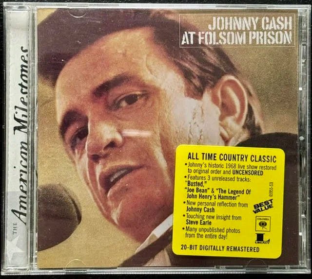 Johnny Cash – At Folsom Prison (CD, 1999, Columbia/Legacy 07464-65955-2) - Maple City Music
