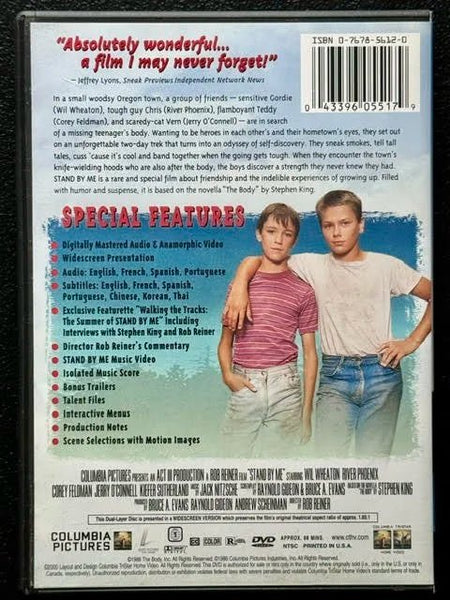 Stand by Me – Special Edition (DVD, 1986, Columbia Pictures / Sony Pictures) - Maple City Music