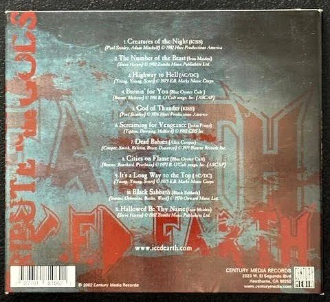 Iced Earth – Tribute To The Gods (CD, 2002, Century Media 8106-2) - Maple City Music