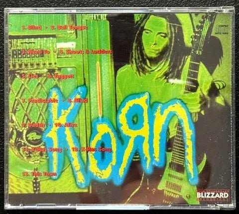 Korn – Live From The Palace, Los Angeles, CA (CD, 1995, Blizzard BLIZZARD 105) - Maple City Music