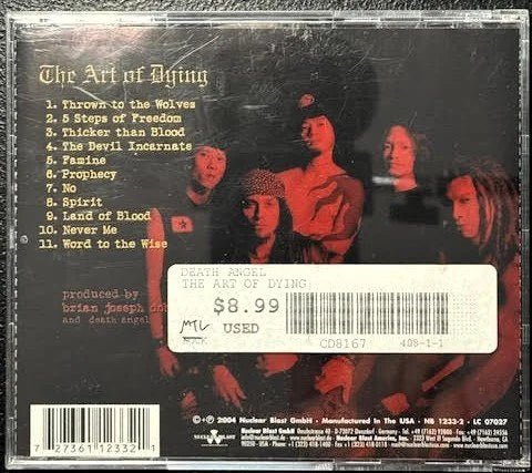 Death Angel – The Art Of Dying (CD, 2004, Nuclear Blast NB 1233-2) - Maple City Music