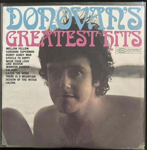 Donovan – Donovan's Greatest Hits (Vinyl, LP, Compilation, Reissue, Stereo, Carrollton Pressing, US, Epic PE 26439)