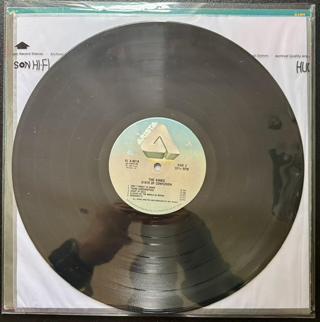 The Kinks – State Of Confusion (Vinyl, 1983, Arista AL 8-8018) - Maple City Music
