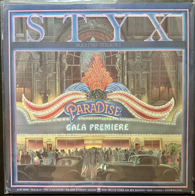 Styx – Paradise Theatre (LP, Album, Etched, Stereo, Europadisk Pressing, Gatefold, 1981, A&M Records SP-3719)