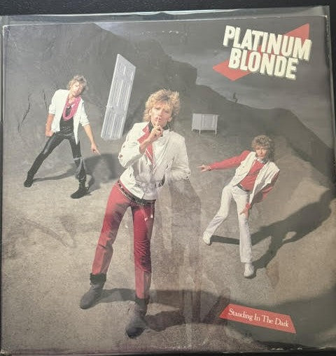 Platinum Blonde – Standing In The Dark (LP, Album, Pitman Pressing, 1984, Epic BFE 39300)