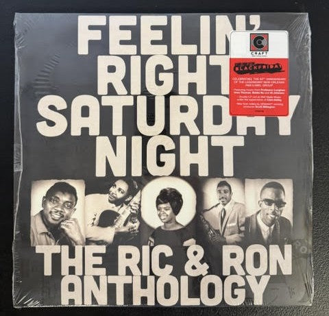Various – Feelin' Right Saturday Night: The Ric & Ron Anthology (2xLP, Record Store Day, Compilation, Limited Edition, 2018, Craft Recordings CR00150)